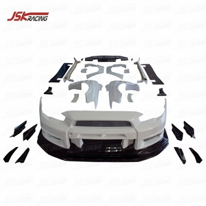 2009 VER VRS STIL HALB CARBON FASER BREITE KÖRPER KITS FÜR 2008-2015 MITSUBISHI EVOLUTION EVO 10 - Product Image 1