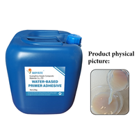 Adhésif d'apprêt à base d'eau OEM 25KG adhésif en cuir imperméable pour chaussures sacs apprêt flexible à séchage rapide