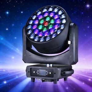 Luz LED Profesional para Escenario, 37 LEDs 4 en 1 de 30W, AC100-240V, DMX 21-183 Canales, Control por Voz para Discotecas, DJ y Fiestas - Product Image 1