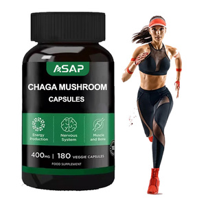 Nấm Bổ sung 10 nấm pha trộn Reishi sư tử bờm Đông Trùng Hạ Thảo Chaga nấm viên nang - Product Image 1