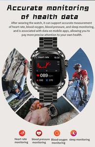 Montre connectée Z85 <span class=keywords><strong>Max</strong></span> pour hommes, appels Bluetooth, surveillance de la fréquence cardiaque, suivi de la santé, sport en plein air, tracker de forme physique, montre intelligente - Product Image 5