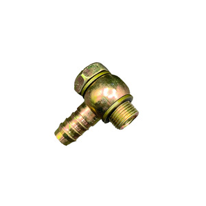 Connecteur de tuyau hydraulique 57 mm, tête sphérique filetée, vis creuse plate avec joint pour tuyau diesel - Product Image 4