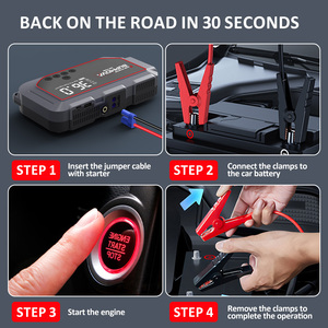 Professional Multi Function Car & Truck Jump With Air <b>Pump</b> and Smart <b>Battery</b> Booster for Emergency Vehicle Starting K3-B Portabl - Product Image 6