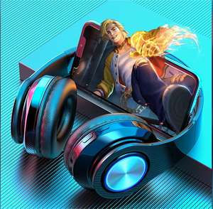 Casque Audio Bluetooth Supra-Auriculaire Pliable Léger avec Son Stéréo Hi-Fi, Autonomie 10 Heures - Product Image 5