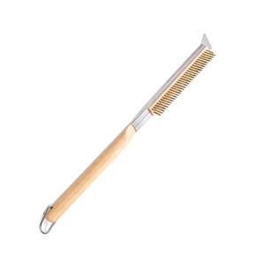 <span class=keywords><strong>Brosse</strong></span> de nettoyage multi-tailles <span class=keywords><strong>pour</strong></span> <span class=keywords><strong>four</strong></span> <span class=keywords><strong>à</strong></span> pizza avec tête remplaçable, grattoir <span class=keywords><strong>en</strong></span> fil de <span class=keywords><strong>laiton</strong></span>, manche long de 21 <span class=keywords><strong>à</strong></span> 32 pouces <span class=keywords><strong>pour</strong></span> grillades et pierres <span class=keywords><strong>à</strong></span> pizza - Product Image 5