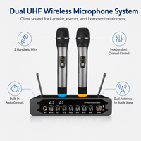 Système de microphone sans fil UHF professionnel X7 avec fonction de mise en sourdine automatique, micro portable pour scène live, performance scénique professionnelle