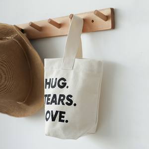 Bolsas de Mano de Lona de Algodón con Estampado Personalizado de Alta Calidad, Marca <span class=keywords><strong>GJH</strong></span>, 40x60x40cm, Asa Única, Modernas para Compras - Product Image 1