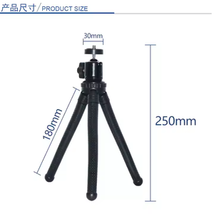 Trípode Flexible Portátil Tipo Pulpo para Cámara de Acción <span class=keywords><strong>GoPro</strong></span> Insta360 DJI Osmo 360, Mini Trípode Ajustable para Vlog, Senderismo y Viajes - Product Image 6