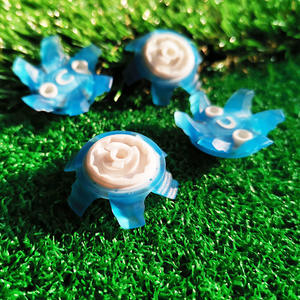 Tacos de <span class=keywords><strong>golf</strong></span> suministrados directamente por el fabricante Nuevos clavos giratorios rápidos blancos y azules Agujero de banda de dientes cortos 2017 - Product Image 4