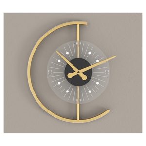 Hfbh 2026 mới phòng khách sáng tạo đồng hồ phòng ngủ đầu giường nền mờ công nghệ đèn tường trang trí - Product Image 5