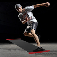 Tapis de glisse d'entraînement pour chaussures de fitness et bottes, avec revêtement antidérapant, pour exercices de glisse et de planche à roulettes, durée de vie prolongée