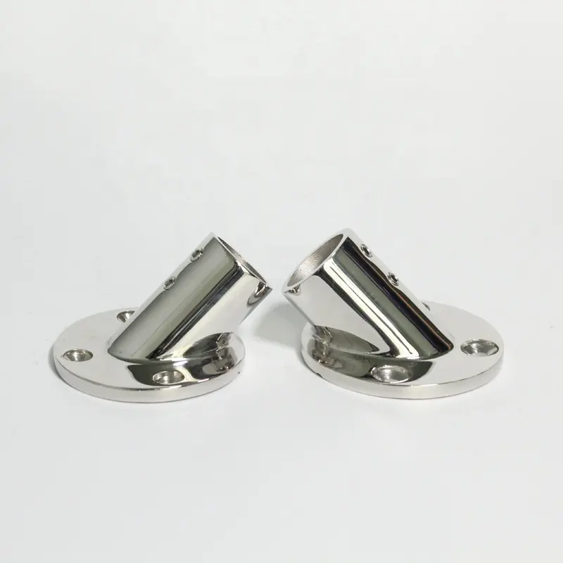 Boat Hand Rail Fitting 45 DegreeラウンドBase Marineハードウェア316 Stainless Steel 10usd Boats/Awning