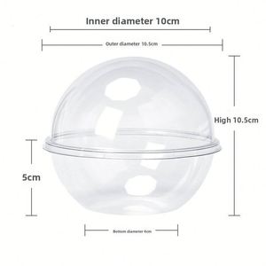 Boîtes à gâteau transparentes - Boîte à mousse portable de 700 ml pour mariages, anniversaires et occasions spéciales - Product Image 3
