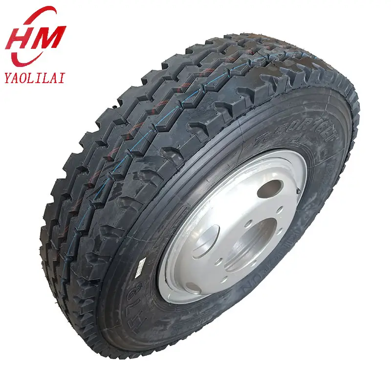 wholesaler truck tires 750R16 trailer tire 750-16 assy with steel rim 5.5F-16