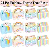 Boîte à bonbons pliable en forme de nuage, petite boîte d'emballage cadeau pour la décoration de fête d'anniversaire, vente en gros