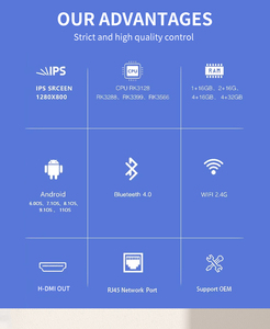 Kiosco de Autoservicio Todo en Uno con Pantalla Táctil Android Horizontal de 10.1 Pulgadas para Registro de Clientes y Visualización de Calificación de Satisfacción - Product Image 3