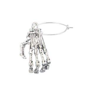 Halloween Skull Wine Glass Rings Metal Charm Tags For Red Wine Bottle Identification Simple Style CXS-JH-01 - Product Image 4