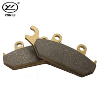 Nouvelles plaquettes de frein de moto de haute qualité sans amiante, semi-métalliques/céramiques, style OEM, rivetées, YAMAHA XT 600 E, marque YONGLI