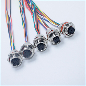 Connecteurs de câble électrique étanches filetés, <span class=keywords><strong>prise</strong></span> femelle argentée, connecteur Rj45 Cat6 8 broches - Product Image 6