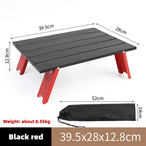 <span class=keywords><strong>Mesa</strong></span> <span class=keywords><strong>Plegable</strong></span> Portátil Compacta Personalizada para Exteriores, <span class=keywords><strong>Mesa</strong></span> de Camping de Aluminio Resistente con Bolsa de Almacenamiento para Picnic - Product Image 3
