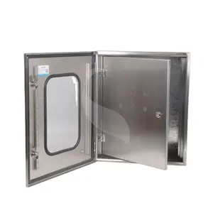 Saipwell High Quality IP66 IK10 Electrical Wall Mounting Stainless Steel Waterproof Enclosure With Inner Door