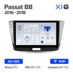 Reproductor de DVD para Auto TEYES X1 para Volkswagen Passat B8 2016-<span class=keywords><strong>2018</strong></span>, Pantalla LED de 9 Pulgadas y 1280*720 - Product Image 6