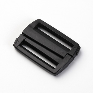 Black <b>Plastic</b> Side <b>Sliding</b> Buckle 32mm Inner Diameter Lightweight Bag Accessory DIY Fastener - Product Image 2