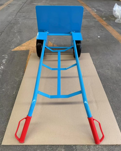 150kg zwaarlast roestvrijstalen 2-wielige opvouwbare buitenkar met handvat, zware transportkar, grotere OEM - Product Image 6