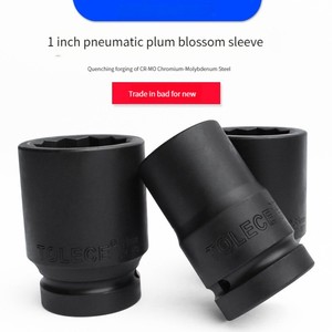 OEM tùy chỉnh Cr-Mo Chất liệu ổ cắm cờ lê henglai 1 <span class=keywords><strong>inch</strong></span> 24mm-120mm DIY lớp đầy đủ đánh bóng <span class=keywords><strong>12</strong></span> PT nặng Ổ cắm cờ lê - Product Image 3