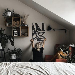 Personal transfronterizo de hierro forjado personalizado colgante de pared 3D texturizado diseño moderno abstracto pintura decorativa sofá fondo - Product Image 5