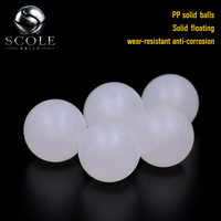 Billes rondes en plastique PP moulées par injection de 30 mm et 35 mm, perles solides pour usage mécanique