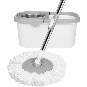 Hot Selling Hands-free Four-Side Wringing Steel Pole Floor <b>Cleaning</b> <b>Mop</b> High Dehydration Rate Eco-Friendly Lightweight <b>Mop</b> - Product Image 1