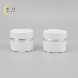 <span class=keywords><strong>2022</strong></span> Nuevo diseño Embalaje de aluminio 5G, tarro de aluminio blanco mate con borde plateado para gel de <span class=keywords><strong>uñas</strong></span> - Product Image 2