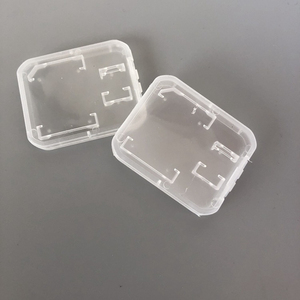 <span class=keywords><strong>2</strong></span> in 1 Trasparente Chiaro <span class=keywords><strong>SD</strong></span>/TF Supporto di Cassa di Carta Scatola di Immagazzinaggio Carry Storage Box per carta di DEVIAZIONE STANDARD TF - Product Image 5