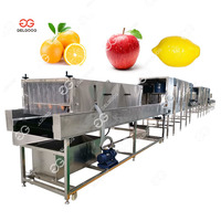 Mango Reinigingsproductielijn Mango Wassen En Waxen En Drogen Machine Mango Wassen Sorteerlijn Machine