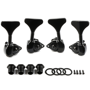 Afinadores de cabeza de máquina de <span class=keywords><strong>bajo</strong></span> 2R2L, clavijas de afinación de repuesto <span class=keywords><strong>para</strong></span> guitarra eléctrica de Jazz, <span class=keywords><strong>bajo</strong></span> o instrumentos de precisión, relación 1:20 - Product Image 2