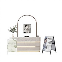 Stand Poster Lipat Logam Berlapis Pernis A-Frame Heavy-duty 24X36-inci Modern Dua Sisi Portabel untuk Luar Ruangan