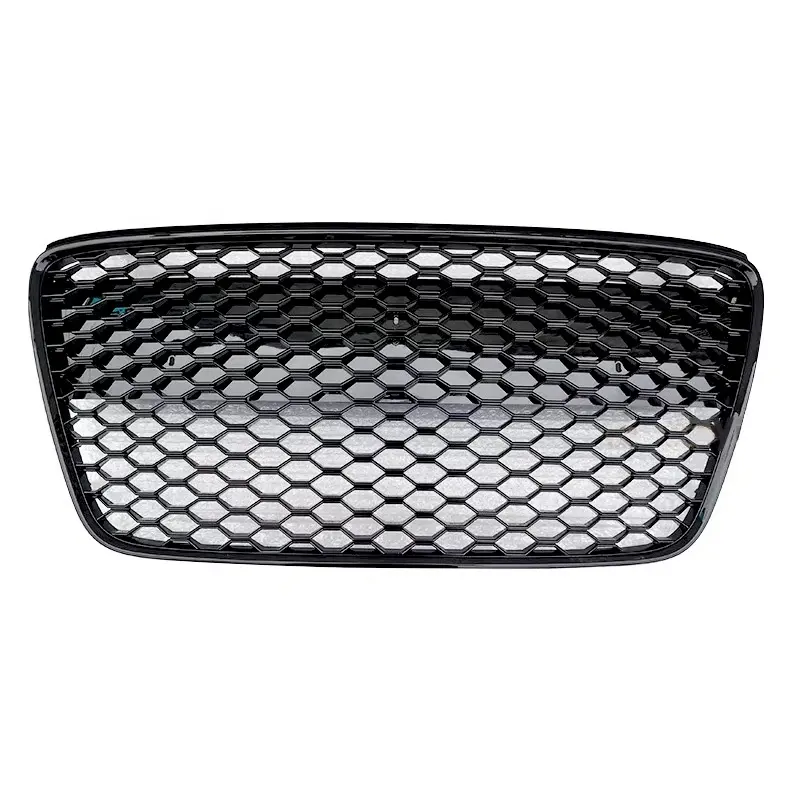 Cho Audi R8 2007-2013 Front Grille Phụ Tùng Ô Tô Phụ Kiện Cho Audi R8 RS Phong Cách Lưới Màu Đen Front Bumper Grill