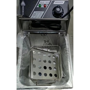Freidora Industrial Ruihong de 6L, Fácil de Operar, para Uso Comercial y Doméstico, con Filtración de <span class=keywords><strong>Aceite</strong></span> Personalizable, Acero Inoxidable, 2500W - Product Image 4