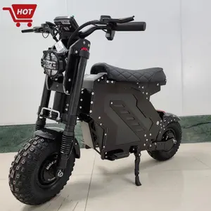 고속 전기 스쿠터 듀얼 모터 100-120km 장거리 72V 10000W 13 ''큰 바퀴 60V 7000W 15000W Ebike 스쿠터 좌석