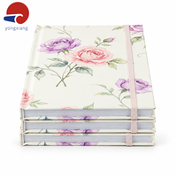 Agenda relié personnalisé avec fermeture élastique, pages offset couleur et onglets mensuels codés par couleur