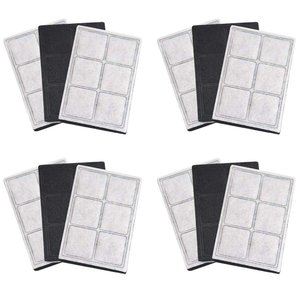 4 Filtros de Repuesto para Bebedero para Gatos de 1.5L/3L, Filtro LED para Bebedero de Agua para Mascotas - Product Image 1