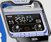 Machine à souder MIG 6 en 1, 250 ampères, au prix minimum pour une machine à souder MIG Arc Captain 220V