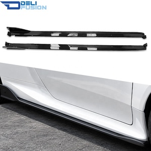 Faldones Laterales de Fibra de Carbono Brillante Estilo TOM para Toyota GR Yaris GXPA16 2020-2024, Extensión de Panel de Balancín, Kits de Carrocería Exterior para Coche - Product Image 1