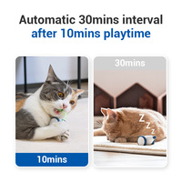 Jouet pour chat Cheerble style moderne bicolore, souris de course, ensemble de griffoirs, jeu de cache-cache, accessoire électronique, aspect réaliste