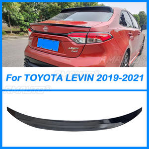 Aileron de coffre arrière en plastique ABS noir apprêté pour Toyota Corolla LEVIN 2019 2020 2021 - Accessoires de carrosserie - Product Image 1