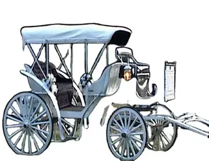 Chariot de mariage victorien Chariot de cheval de cendrillon pour le tourisme