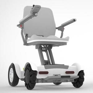 Scooter de mobilité pliable à quatre roues de qualité supérieure pour personnes âgées, cadre en alliage d'aluminium au lithium intelligent, design compact et léger - Product Image 1