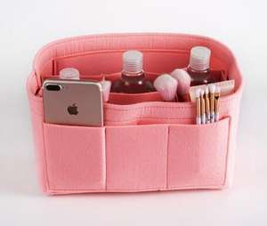 Bolsa de fieltro personalizada para cosméticos, bolso de fieltro multiusos para almacenamiento - Product Image 3