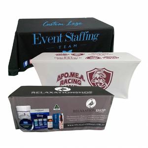 Custom Printed Eco-Friendly Digital Printing Spandex Fitted <b>Table</b> Covers 6 Ft <b>Round</b> for Party Advertising - Product Image 1